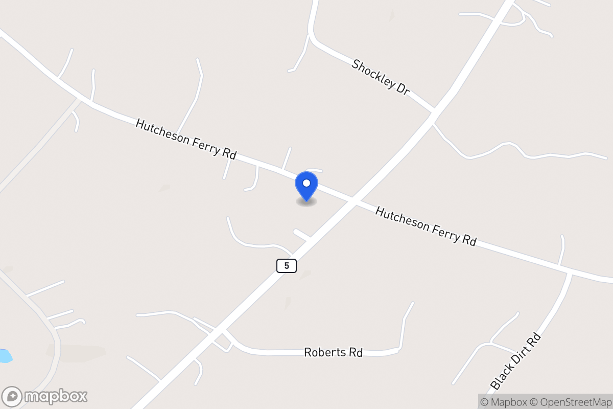 Map of 3955 Hutcheson Ferry Rd