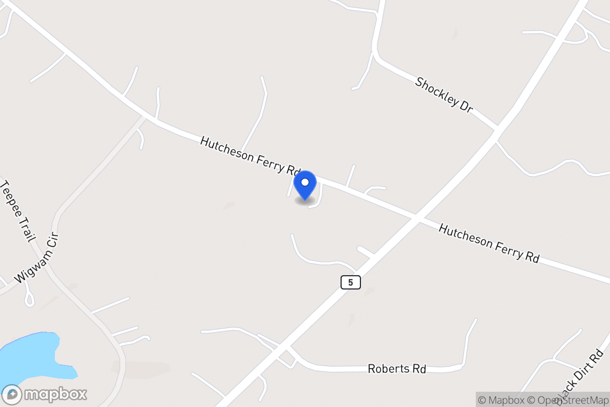 Map of 3937 Hutcheson Ferry Rd