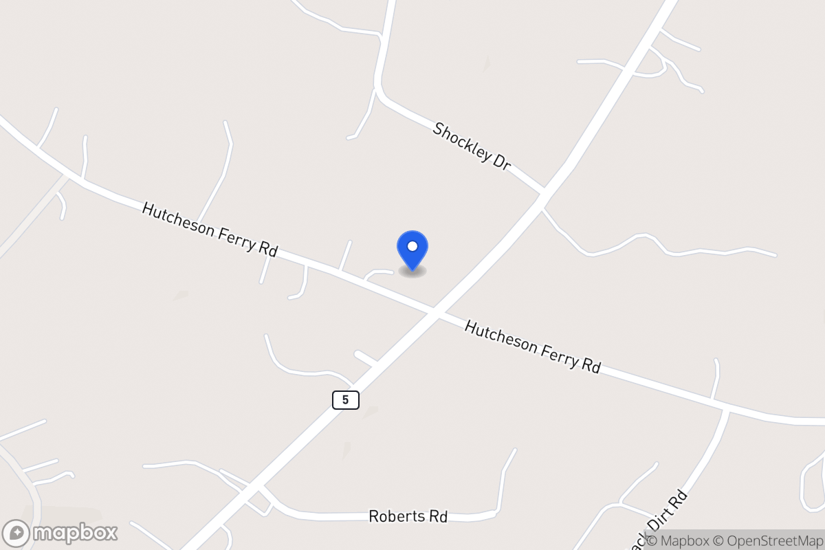 Map of 3952 Hutcheson Ferry Rd