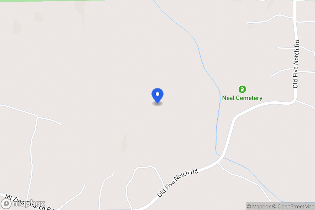 Map of 950 Old Five Notch Rd