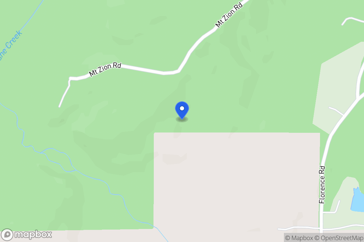 Map of 8311 Mt Zion Rd