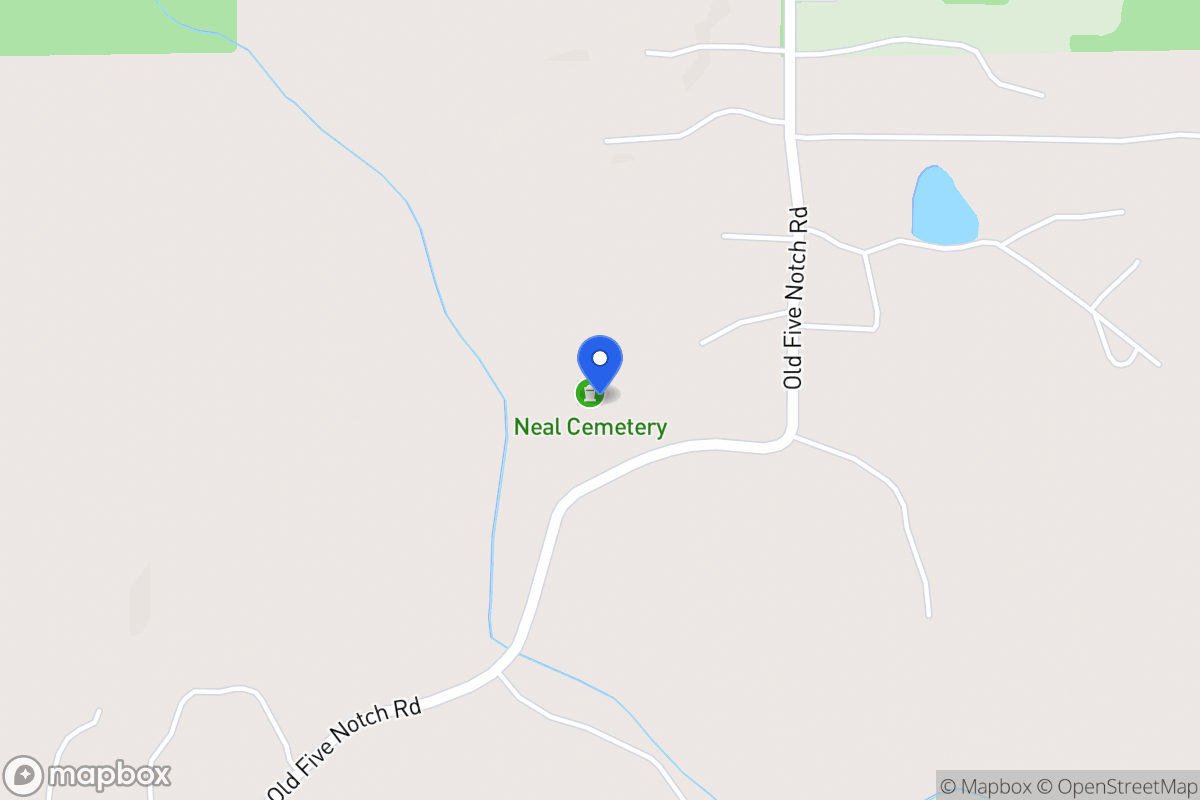 Map of 1268 Old Five Notch Rd
