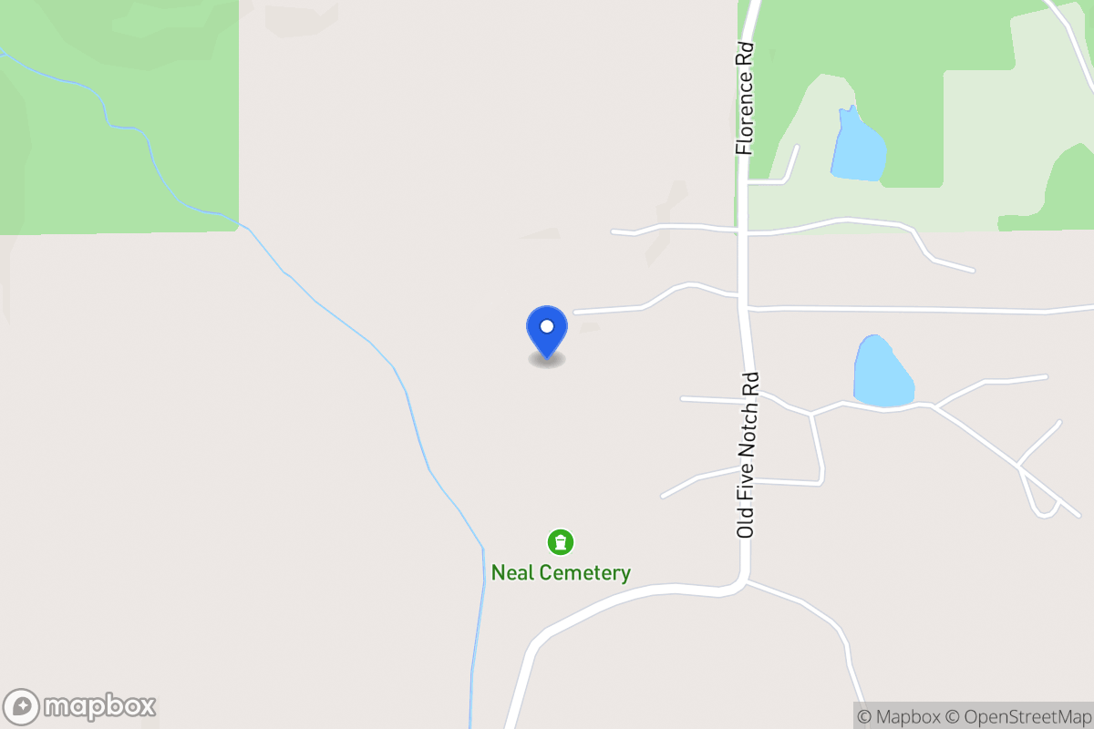 Map of 1300 Old Five Notch Rd