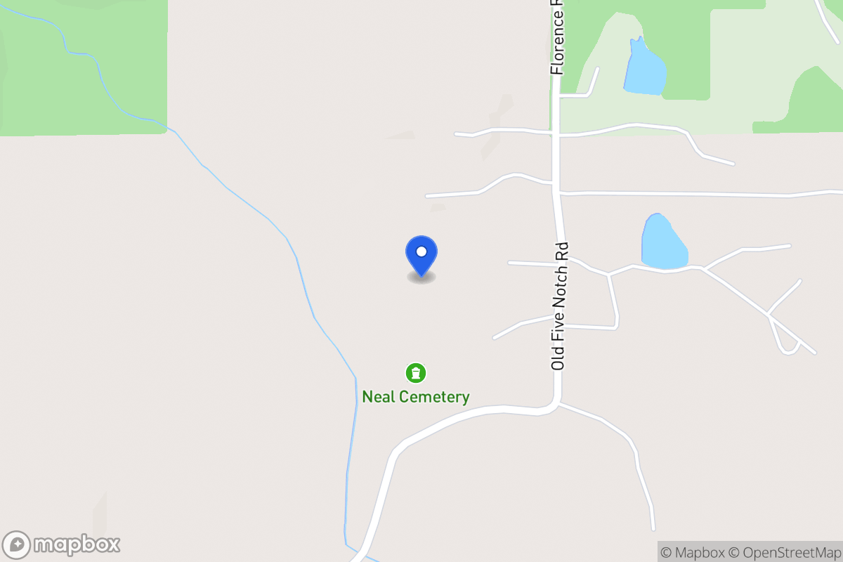 Map of 1280 Old Five Notch Rd