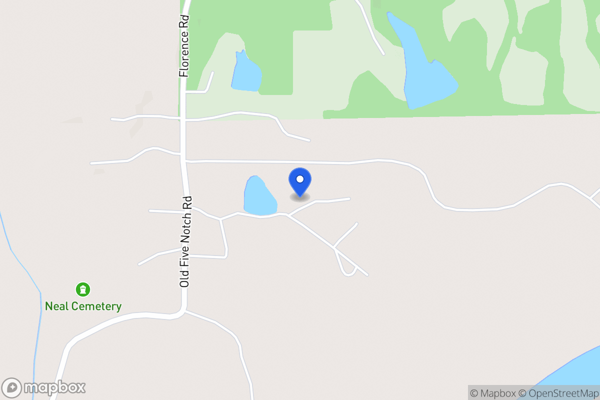 Map of 1295 Old Five Notch Rd