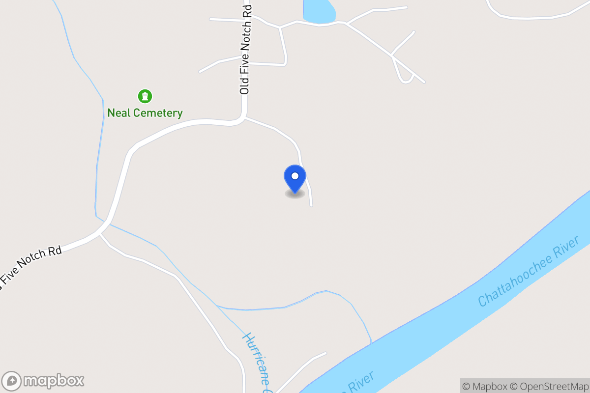 Map of 1255 Old Five Notch Rd