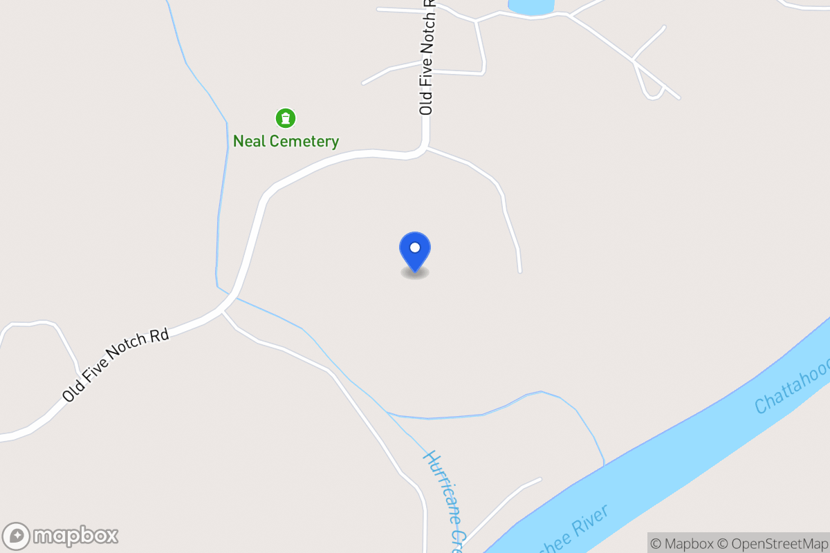 Map of 1245 Old Five Notch Rd