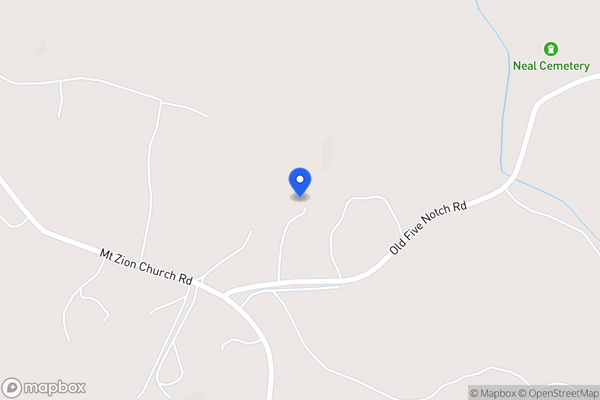 Map of 920 Old Five Notch Rd