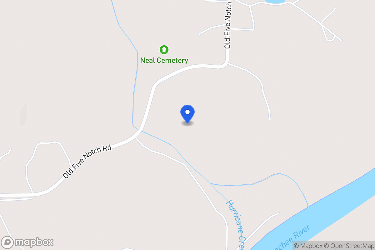 Map of 1225 Old Five Notch Rd