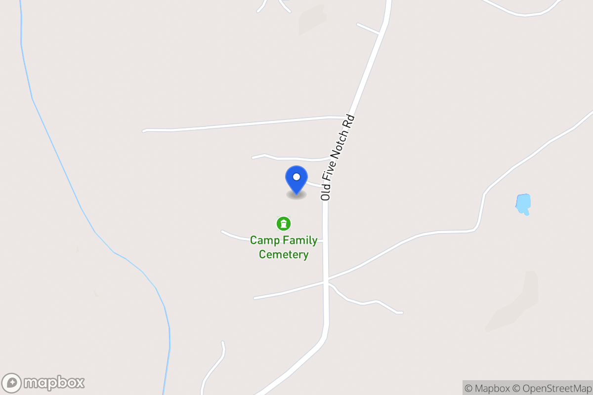 Map of 600 Old Five Notch Rd