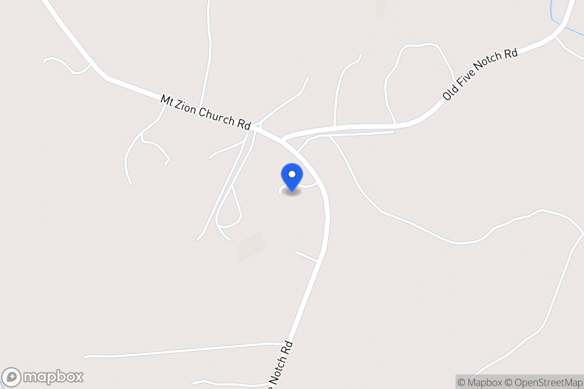 Map of 824 Old Five Notch Rd
