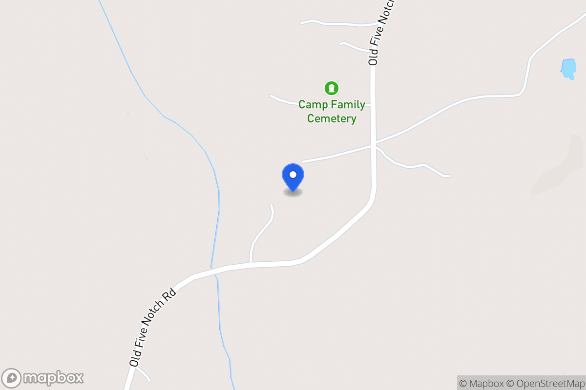 Map of 550 Old Five Notch Rd