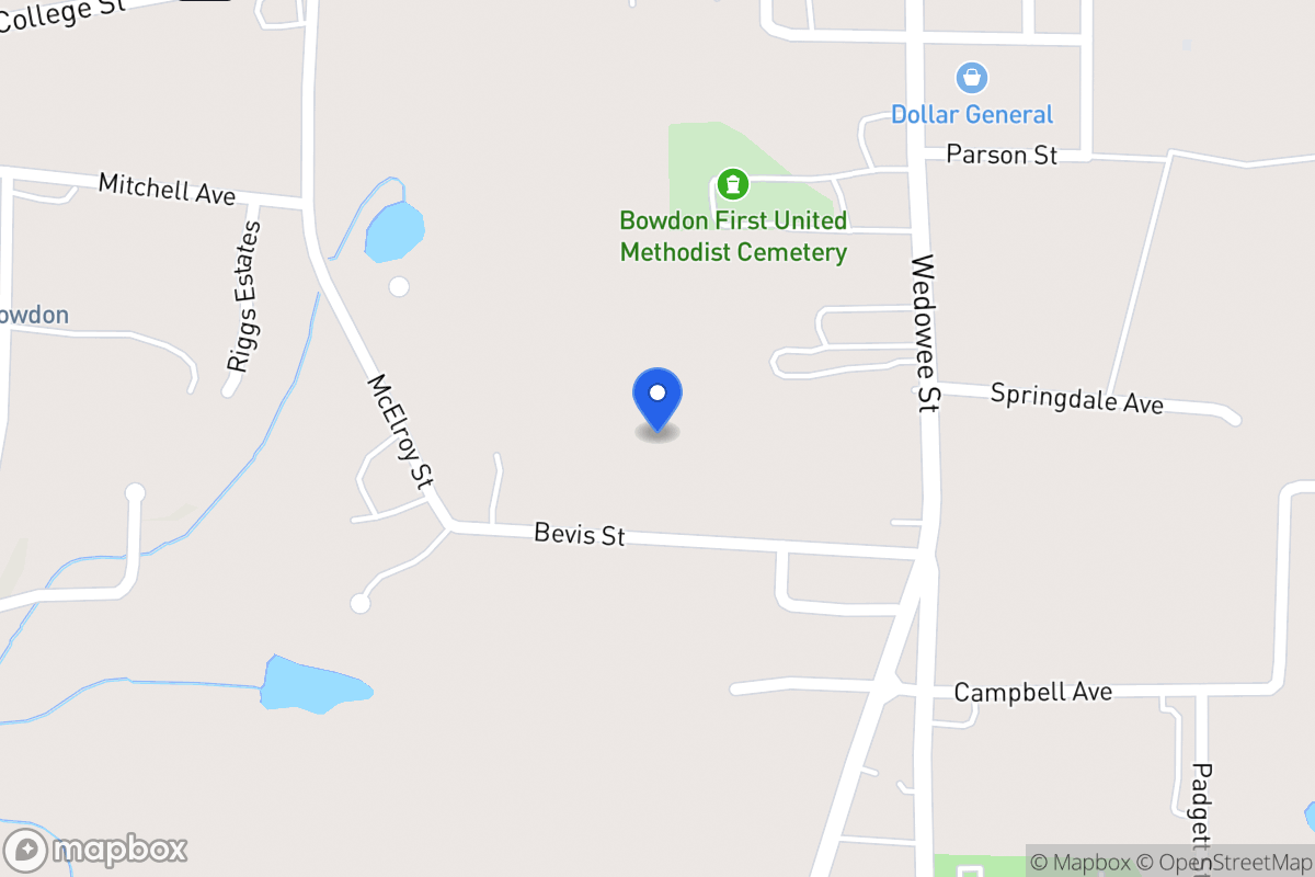 Map of 216 Bevis St
