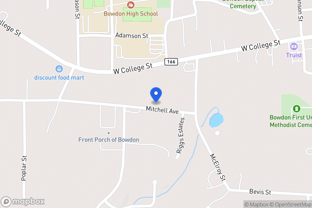 Map of 117 Oak St