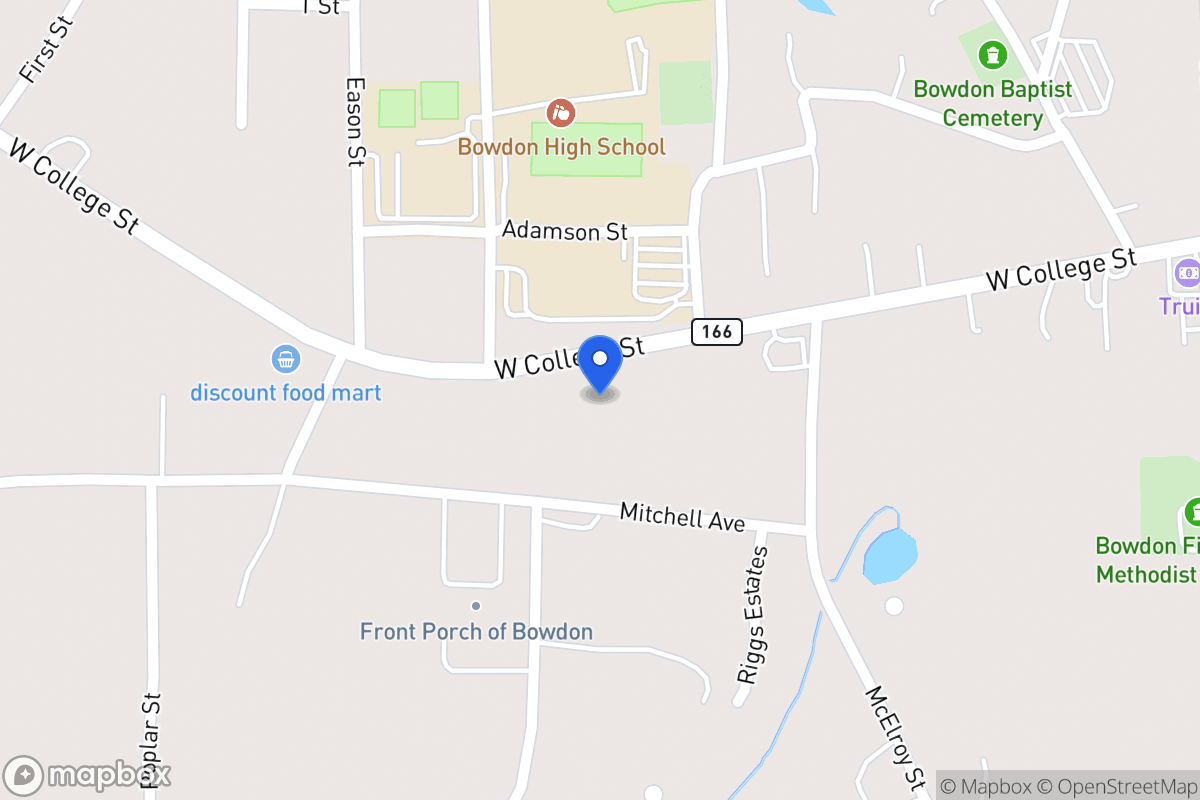Map of 100 Oak St