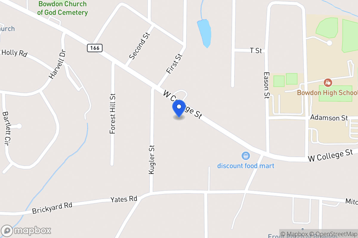 Map of 743 W College St