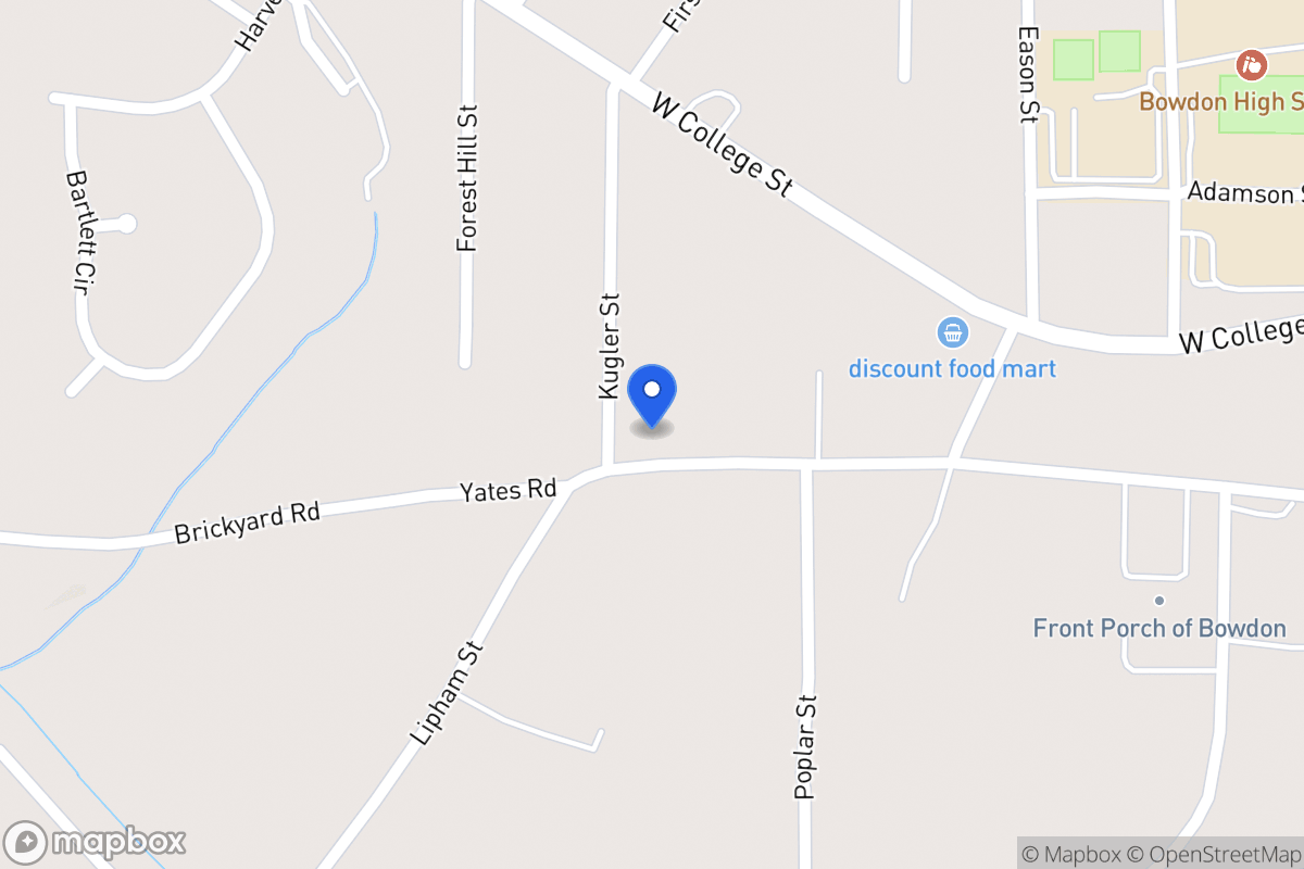Map of 636 Mitchell Ave