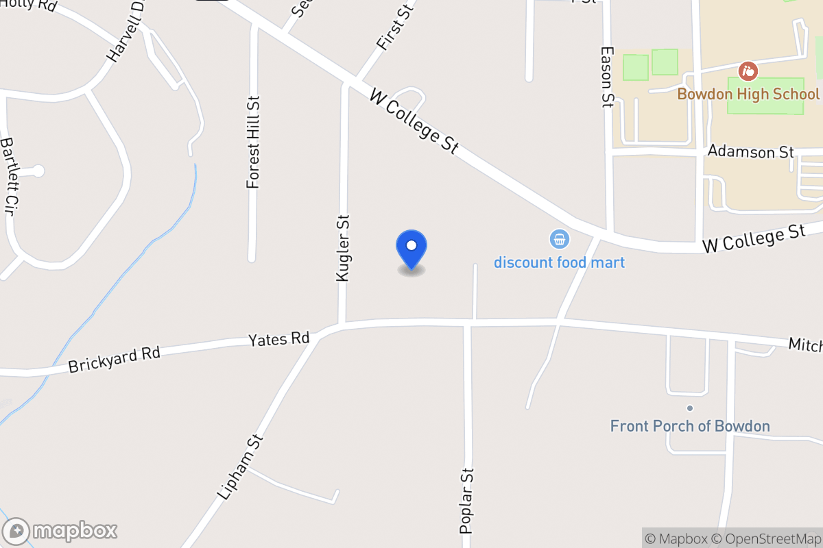 Map of 626 Mitchell Ave