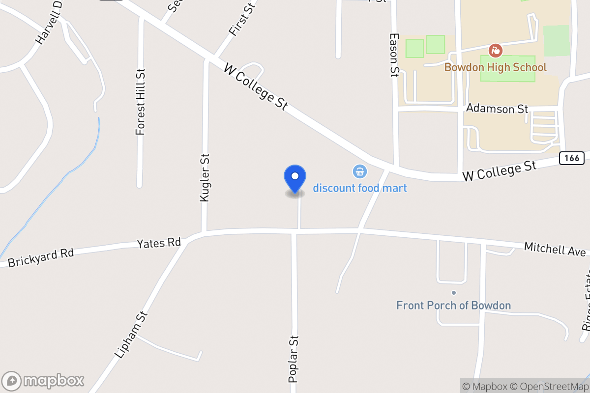 Map of 614 Mitchell Ave