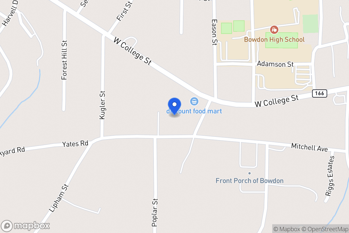 Map of 606 Mitchell Ave