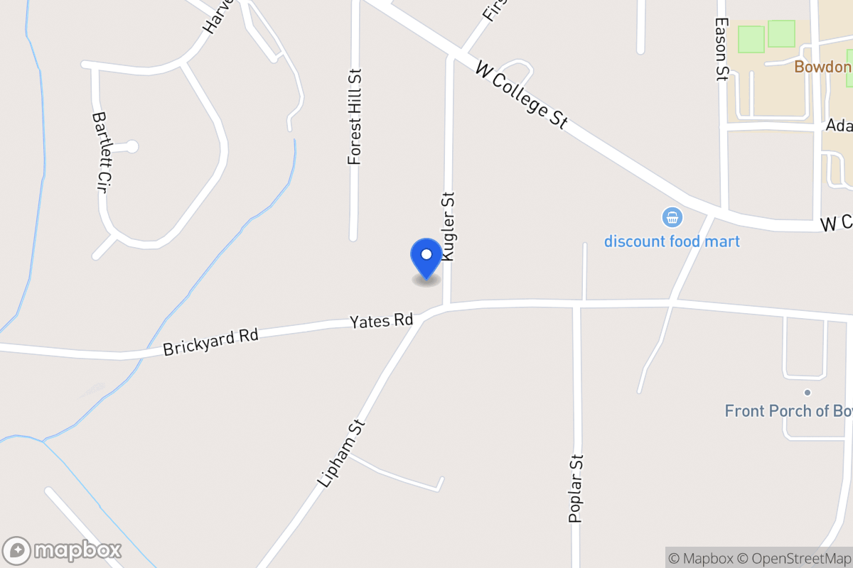 Map of 702 Mitchell Ave