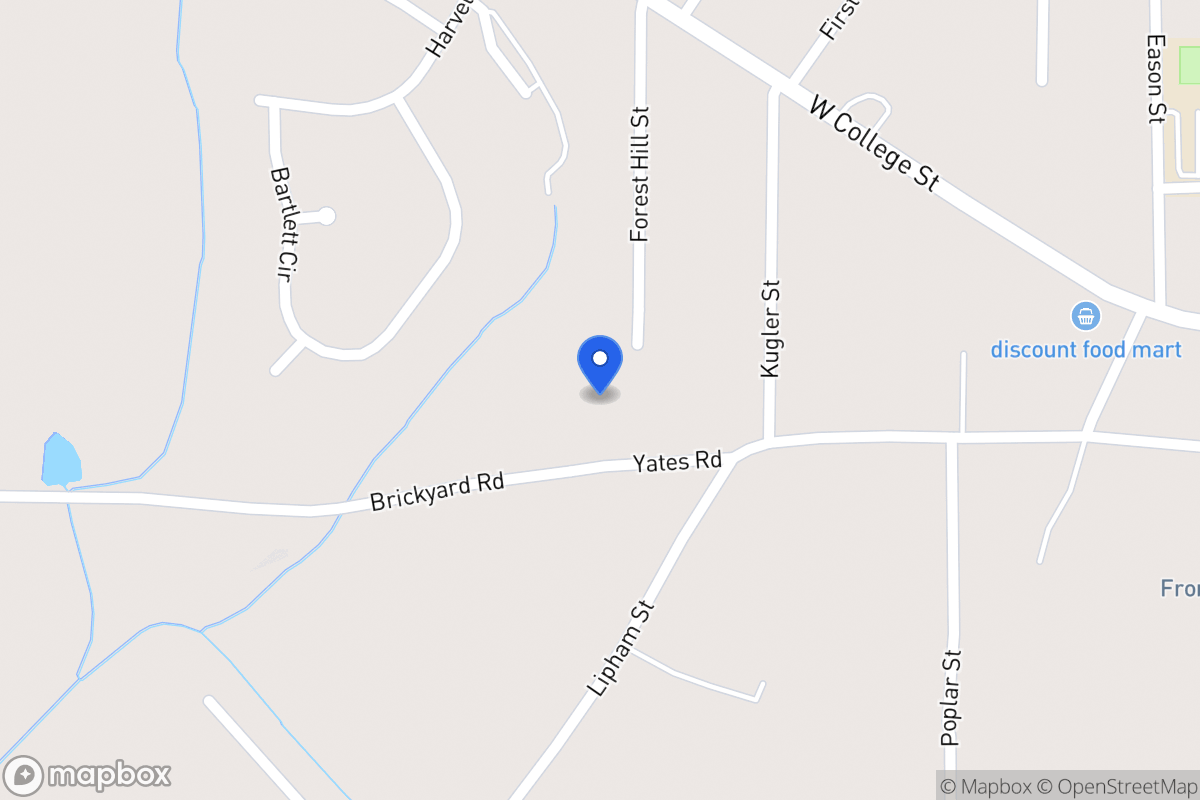 Map of Forest Hill Rd