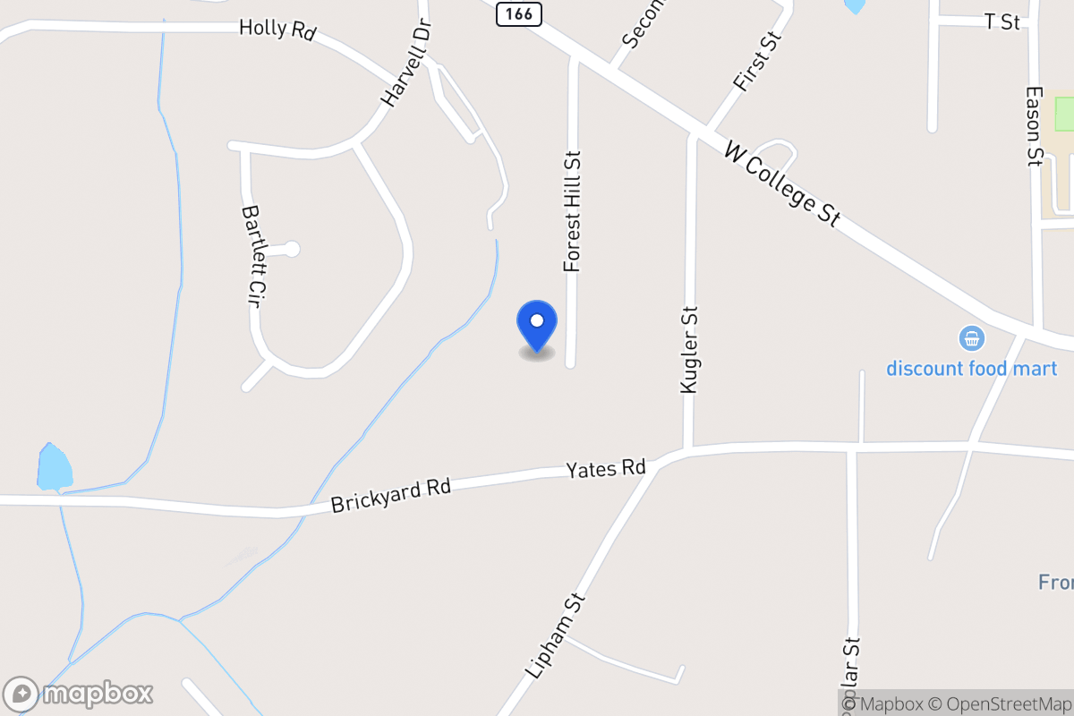 Map of 142 Forest Hill Rd