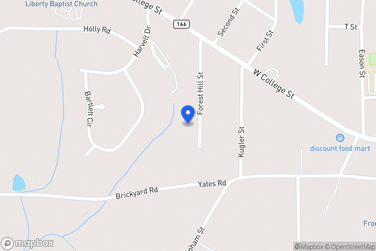 Map of 136 Forest Hill Rd