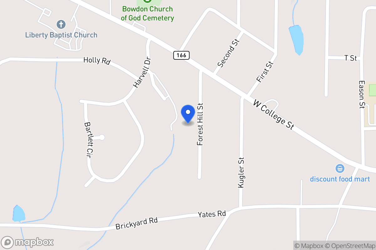 Map of 124 Forest Hill Rd