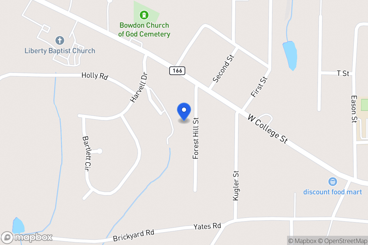 Map of 114 Forest Hill Rd