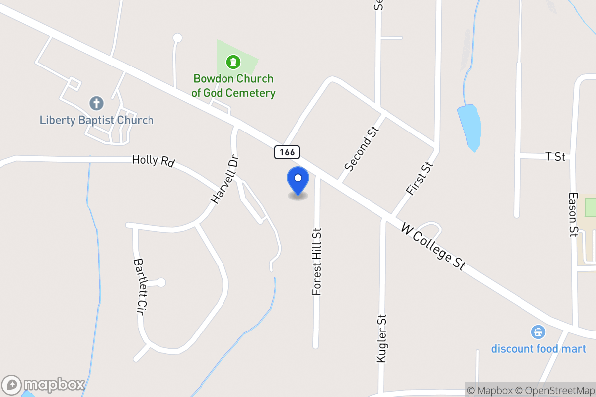 Map of 104 Forest Hill Rd