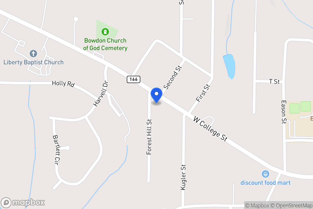 Map of 105 Forest Hill Rd