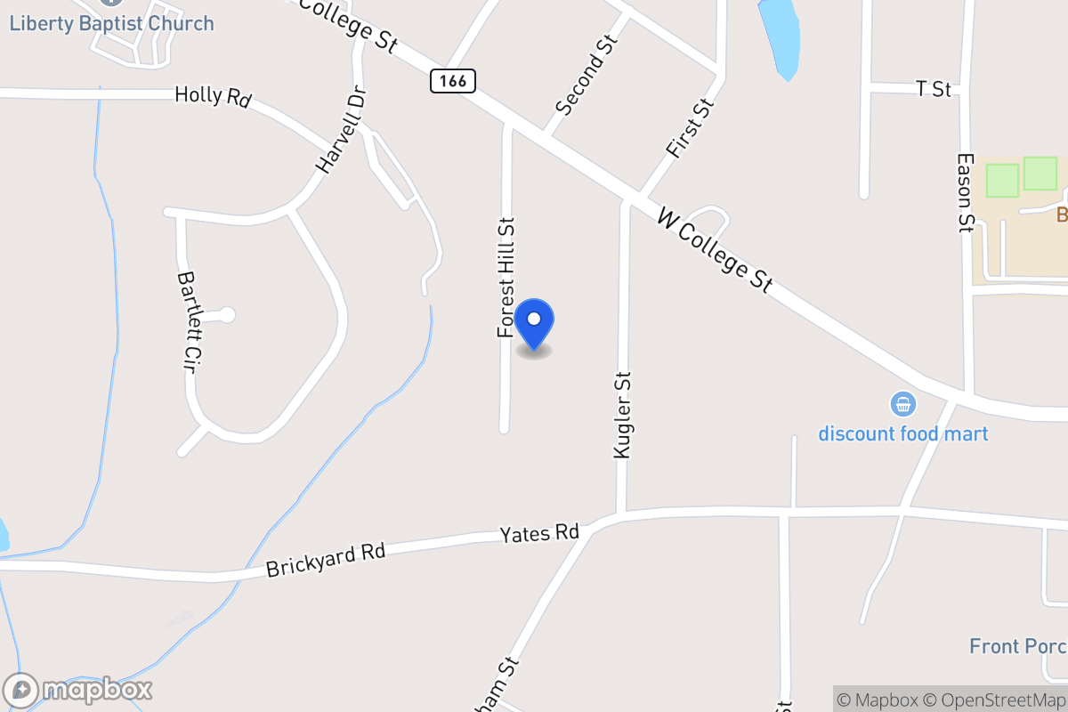 Map of 133 Forest Hill Rd