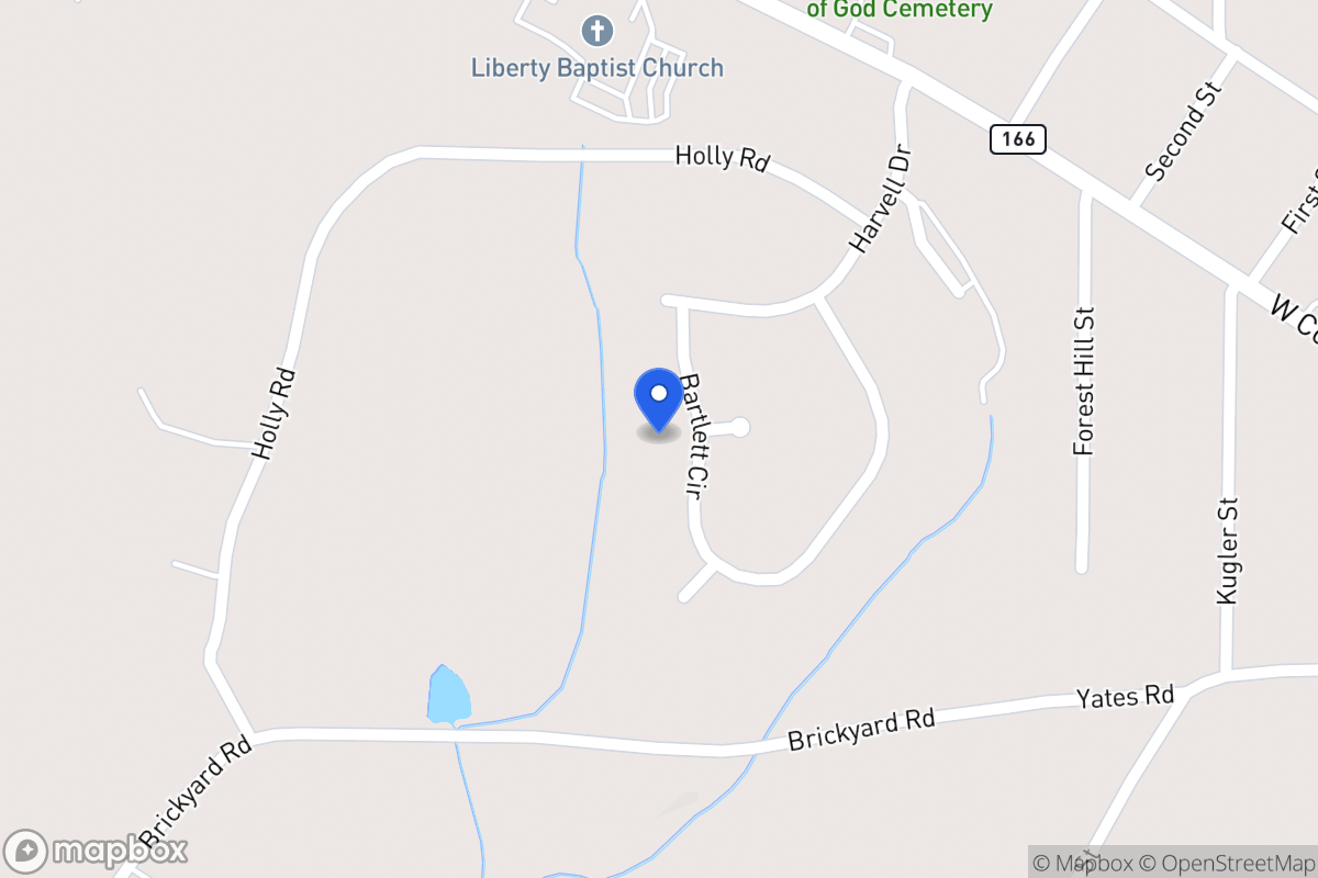 Map of 165 Bartlett Cir