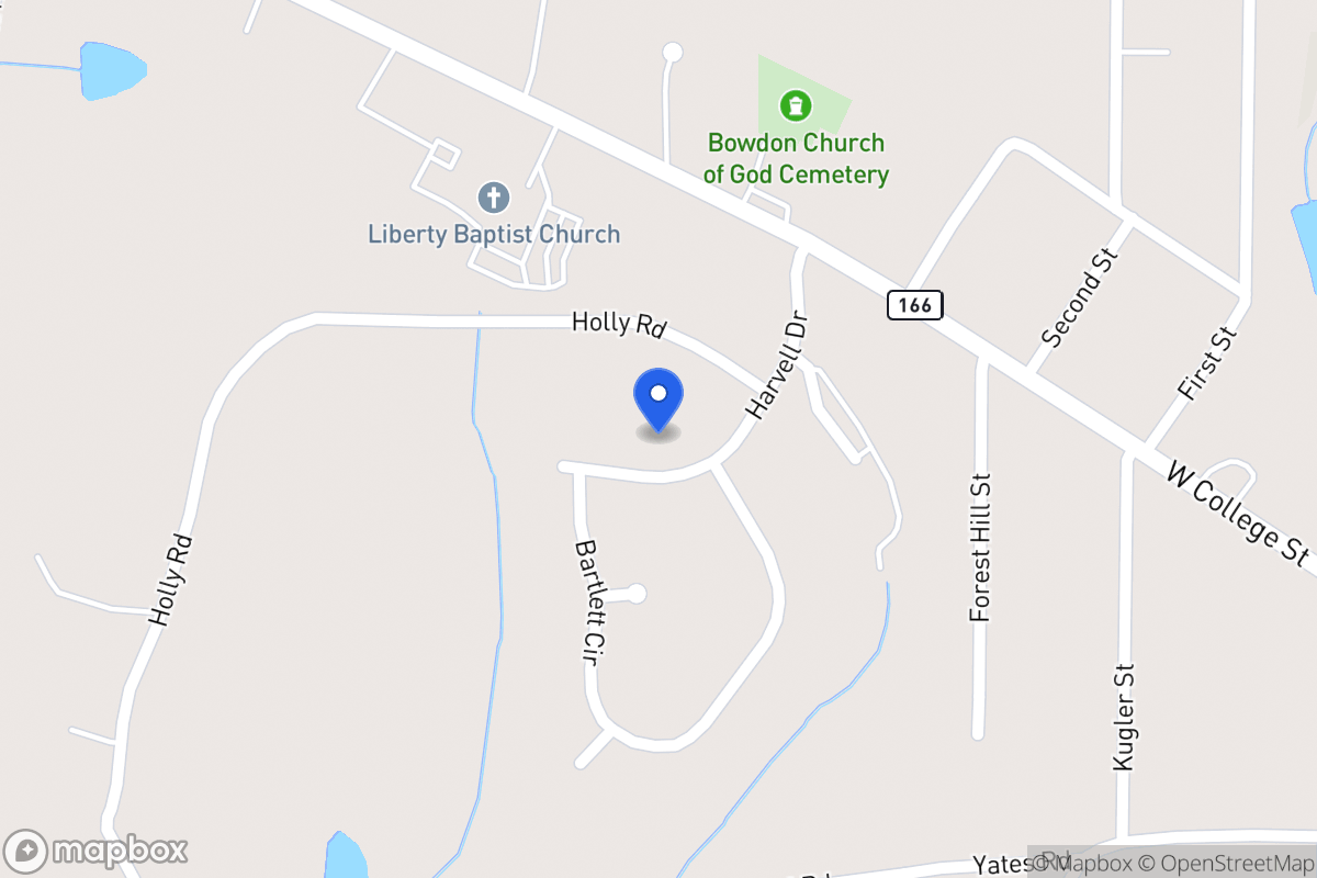 Map of 200 Harvell Dr