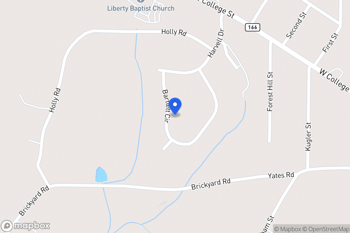 Map of 164 Bartlett Cir