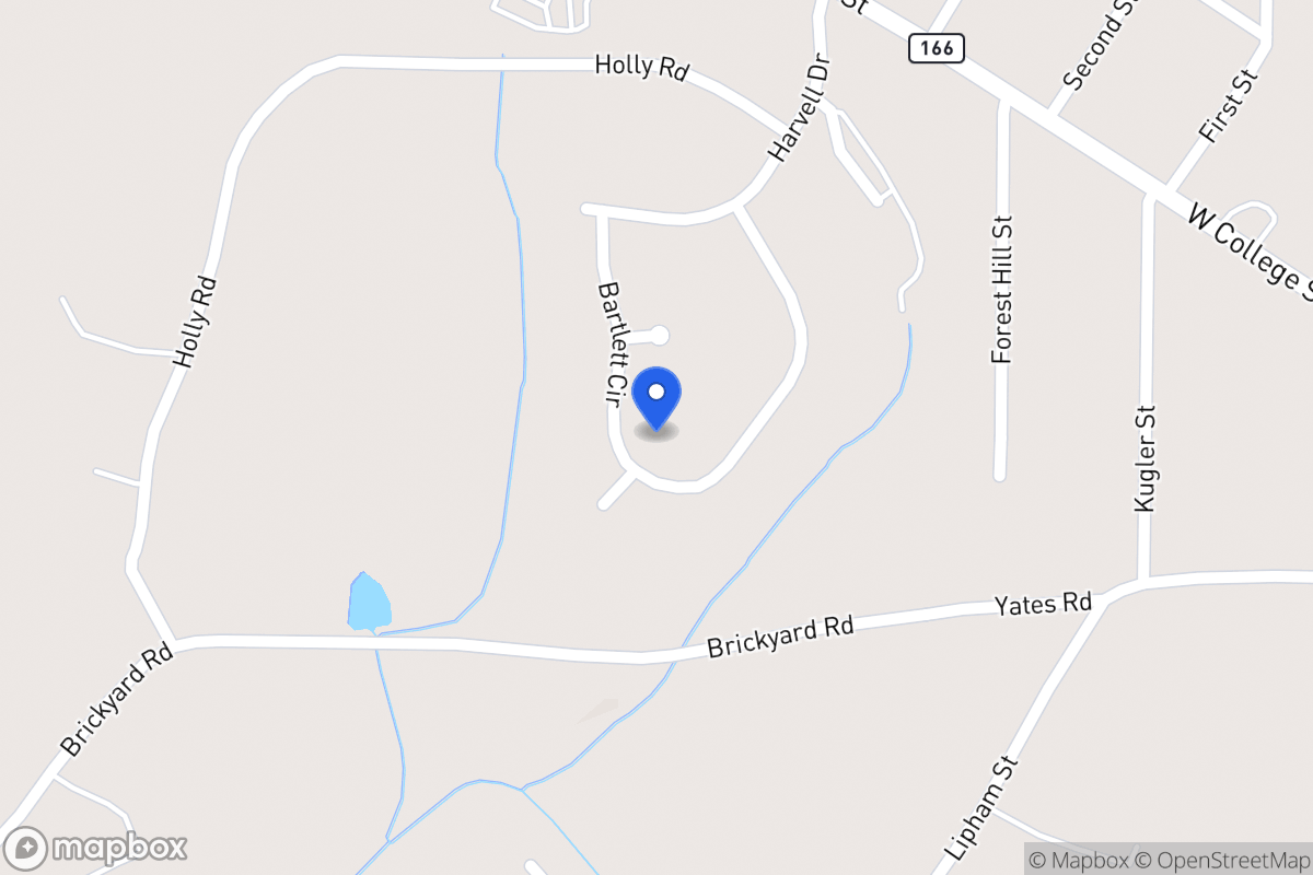 Map of 160 Bartlett Cir
