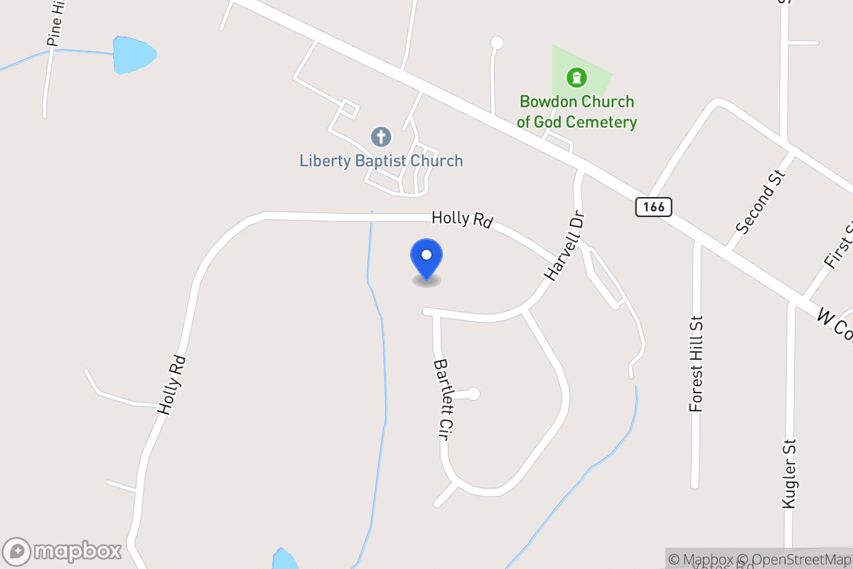 Map of 208 Harvell Dr
