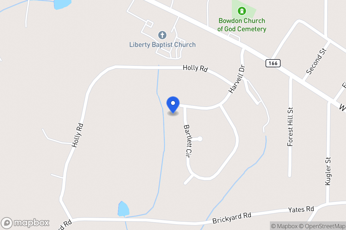 Map of 185 Bartlett Cir