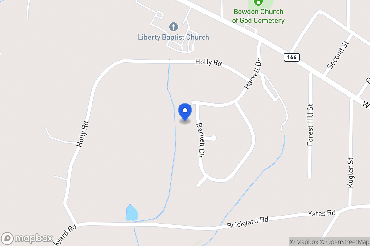 Map of Bartlett Cir