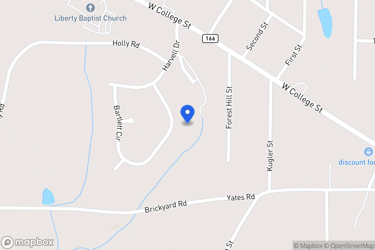 Map of 109 Bartlett Cir