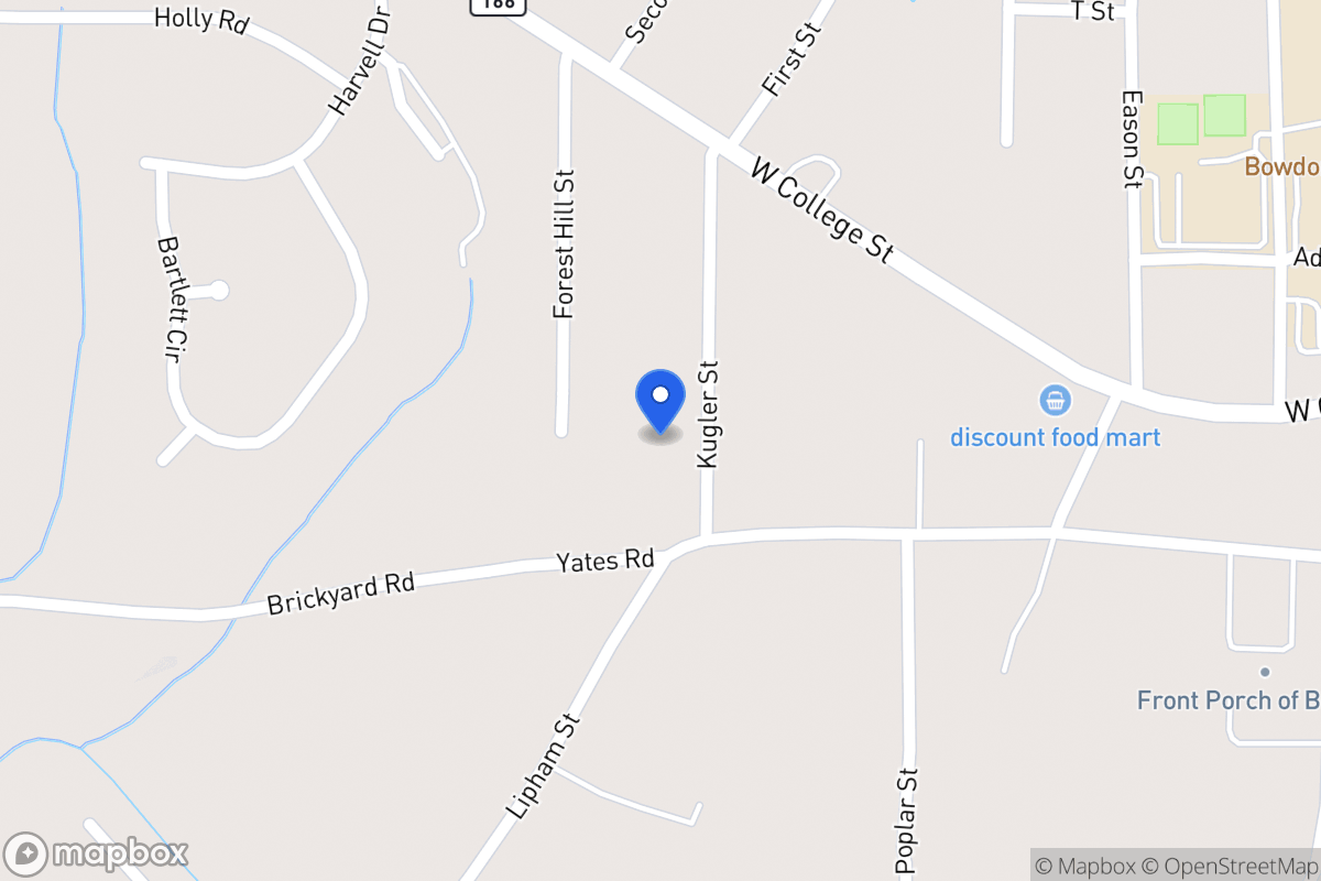 Map of 134 Kuglar St
