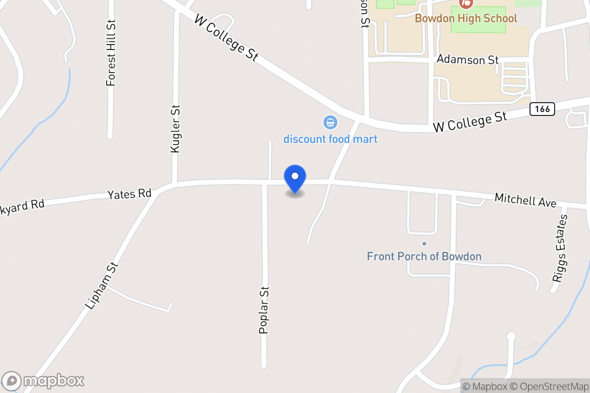 Map of 609 Mitchell Ave