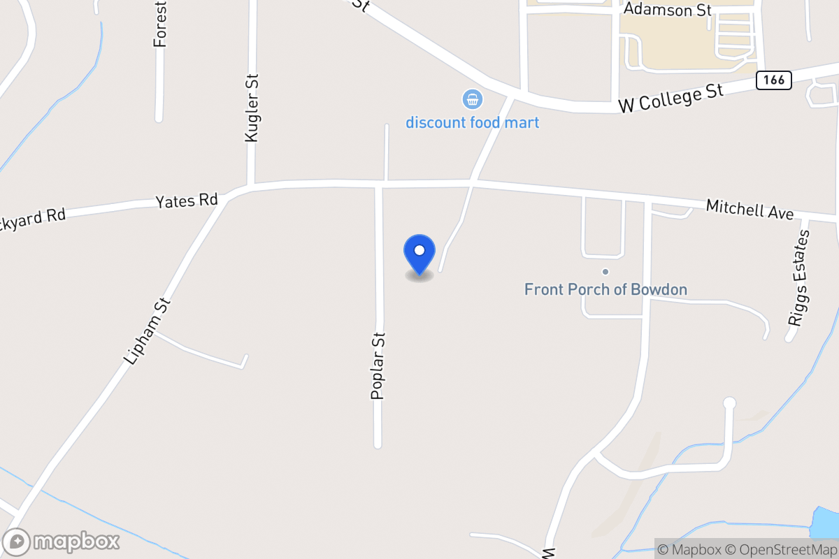 Map of 232 Poplar St