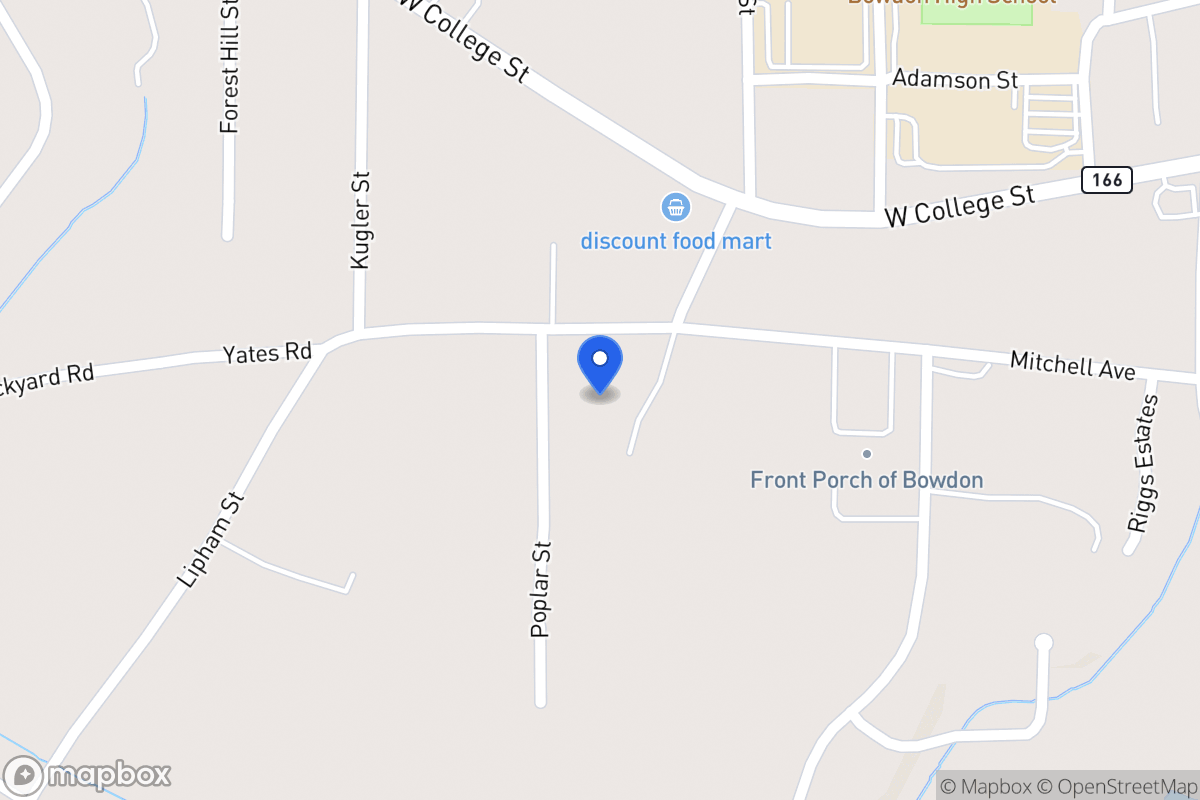 Map of 211 Poplar St