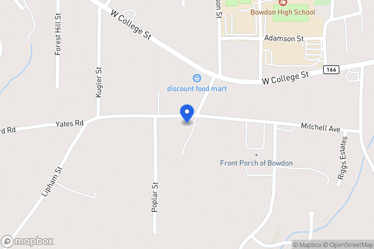 Map of 601 Mitchell Ave