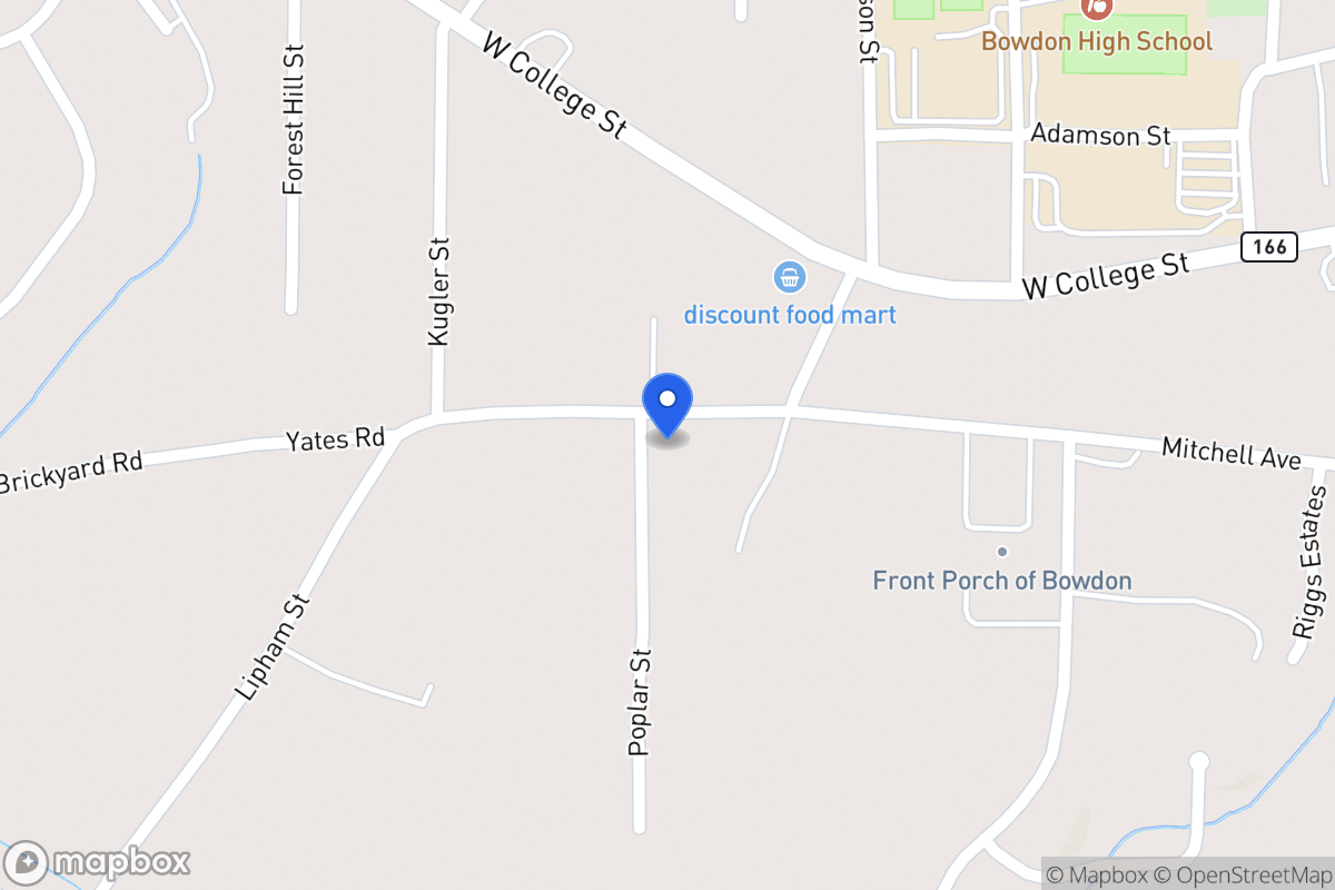 Map of 611 Mitchell Ave
