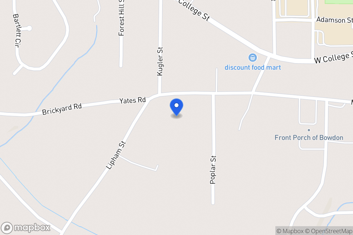 Map of 633 Mitchell Ave