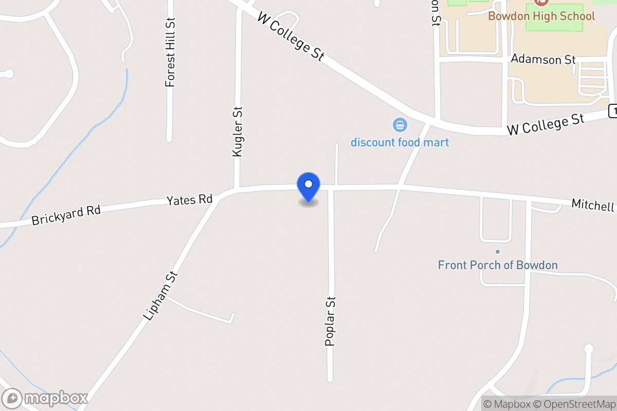 Map of 621 Mitchell Ave