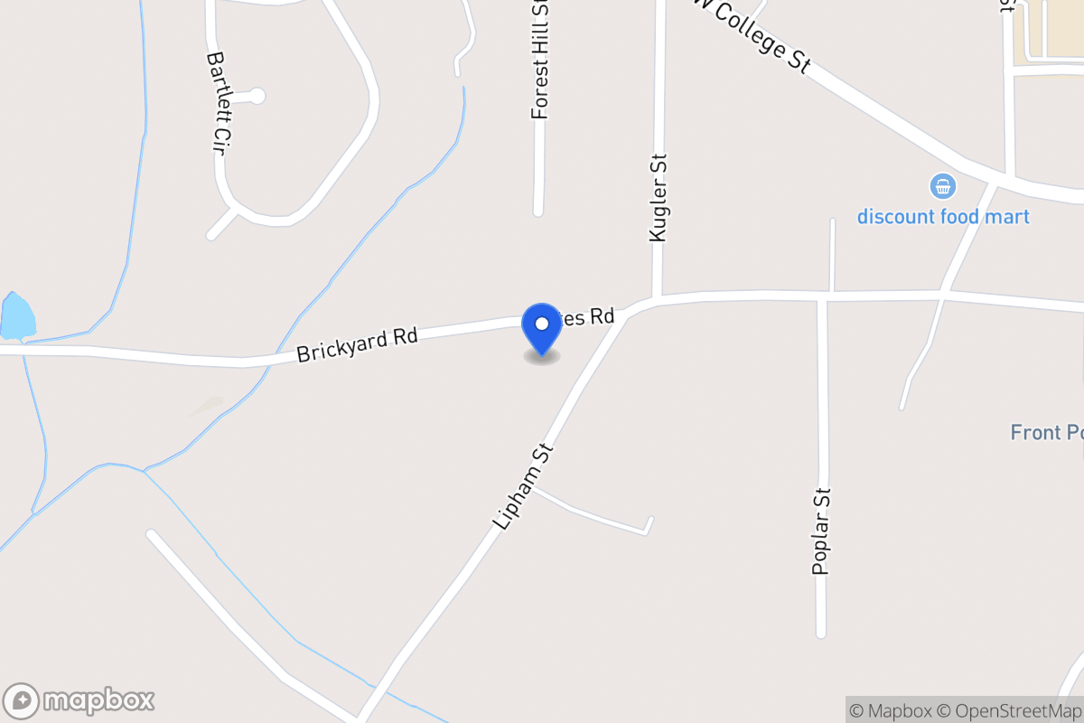 Map of 206 Lipham St